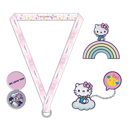 NYCC 2023: Hello Kitty® and Friends Kawaii Tokyo 1.5" Premium Pins and Lanyard Set (Limited Edition of 700)