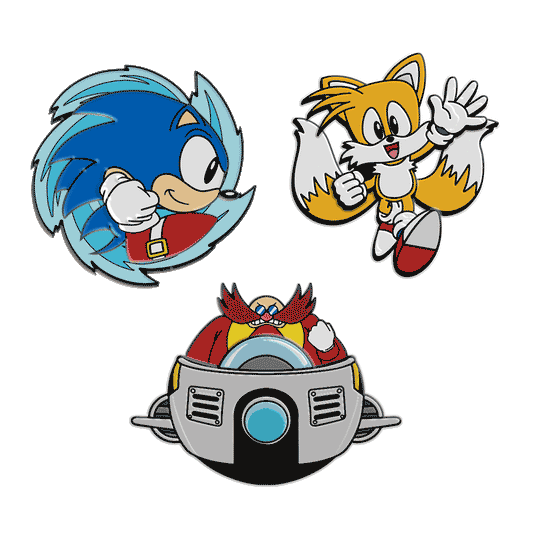 2023 NYCC: Sonic the Hedgehog 1.5" Premium Pin 3-Pack (Limited Edition of 400)
