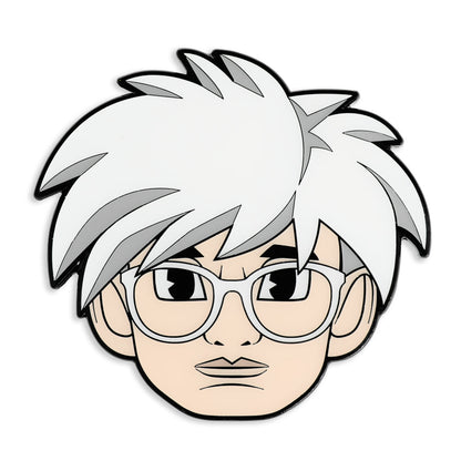 Andy Warhol Deluxe Enamel Pins by Kidrobot