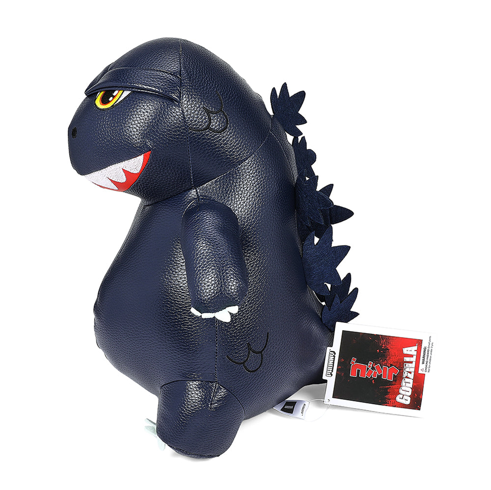 Godzilla 13" Premium Vegan Leather Plush - Blue Metallic Edition