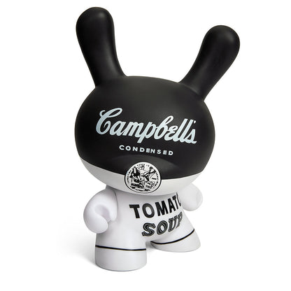 Andy Warhol 8" Campbell's Soup Masterpiece Dunny - Black and White Edition (Limited Edition of 500)