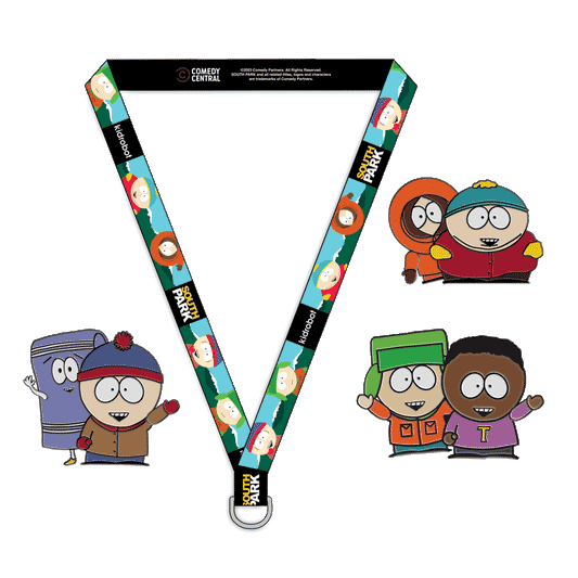 NYCC 2023: South Park 1.5" Premium Pins and Lanyard Set (Limited Edition of 400)