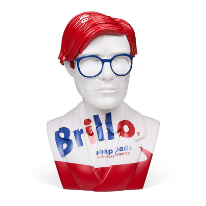 Andy Warhol The Bust 12" Art Sculpture - White Brillo Edition (Limited Edition of 300)