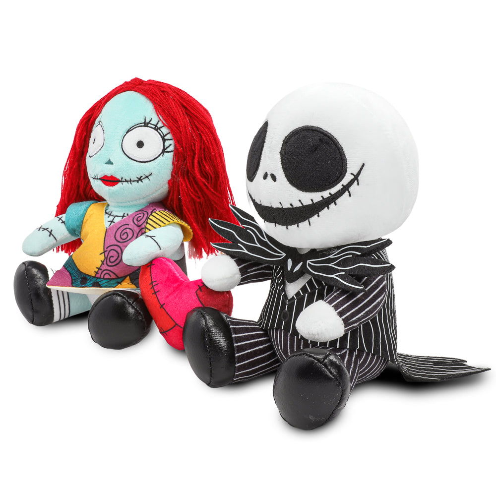 Disney's The Nightmare Before Christmas Jack & Sally with Heart Phunny Plush