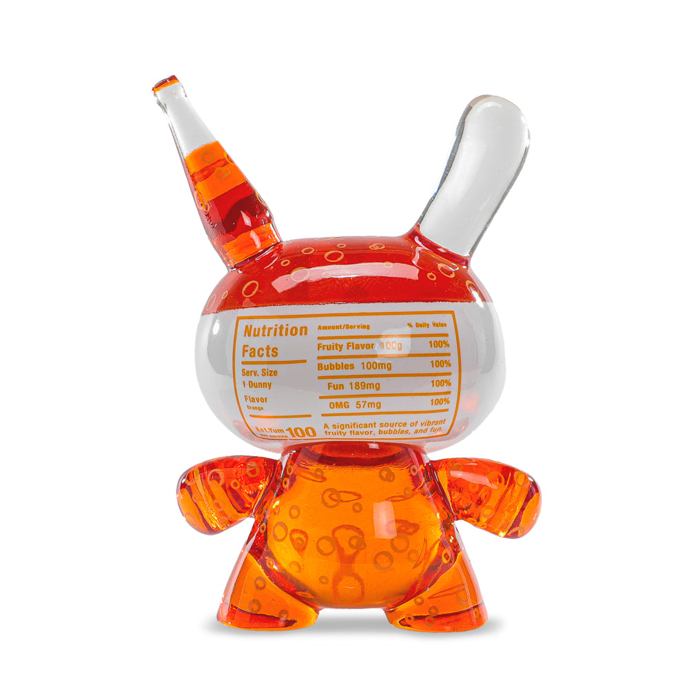 Kidrobot & Fanta® 3" Fanta Orange Resin Dunny Art Figure