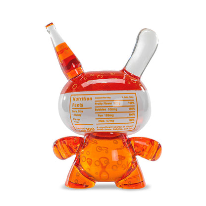 Kidrobot & Fanta® 3" Fanta Orange Resin Dunny Art Figure