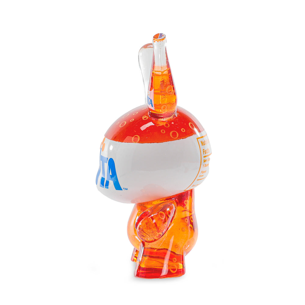 Kidrobot & Fanta® 3" Fanta Orange Resin Dunny Art Figure