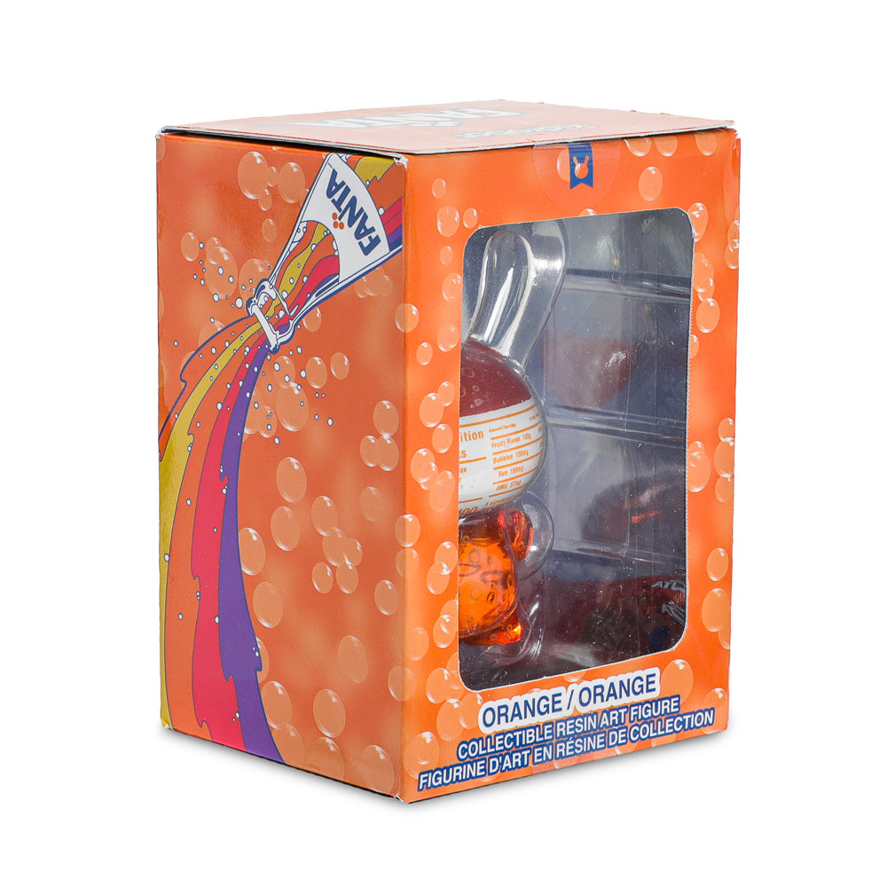 Kidrobot & Fanta® 3" Fanta Orange Resin Dunny Art Figure