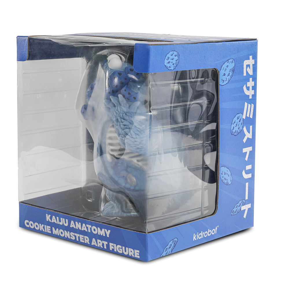 2025 CON EXCLUSIVE: Sesame Street - Kaiju Anatomy Cookie Monster 8" Flocked Vinyl Art Figure - Blue Pearl Edition (Limited Edition of 200)