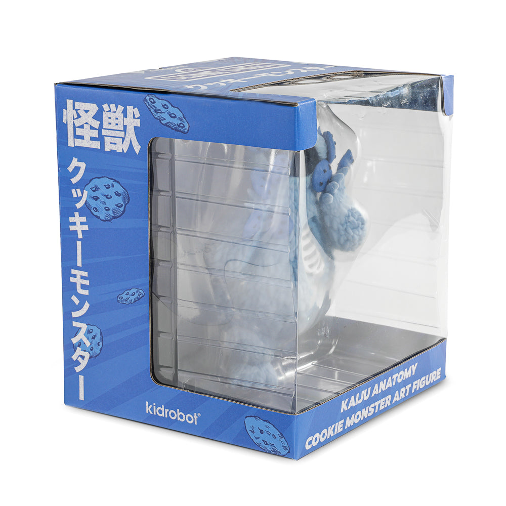 2025 CON EXCLUSIVE: Sesame Street - Kaiju Anatomy Cookie Monster 8" Flocked Vinyl Art Figure - Blue Pearl Edition (Limited Edition of 200)