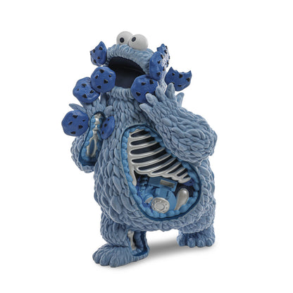 2025 CON EXCLUSIVE: Sesame Street - Kaiju Anatomy Cookie Monster 8" Flocked Vinyl Art Figure - Blue Pearl Edition (Limited Edition of 200)