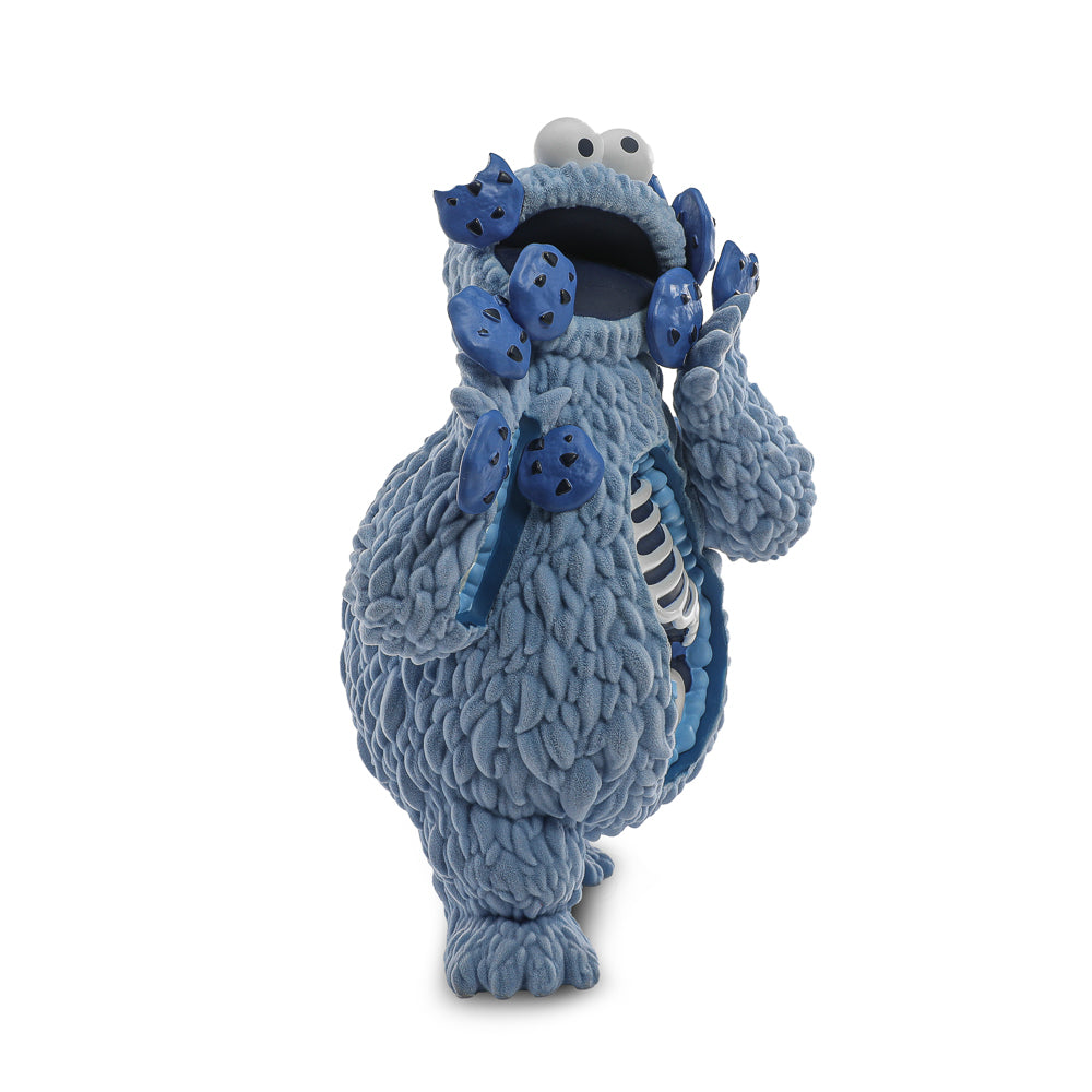 2025 CON EXCLUSIVE: Sesame Street - Kaiju Anatomy Cookie Monster 8" Flocked Vinyl Art Figure - Blue Pearl Edition (Limited Edition of 200)
