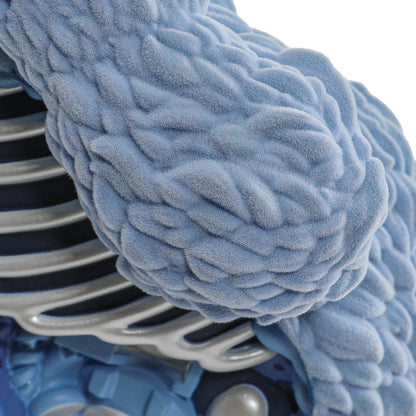 2025 CON EXCLUSIVE: Sesame Street - Kaiju Anatomy Cookie Monster 8" Flocked Vinyl Art Figure - Blue Pearl Edition (Limited Edition of 200)