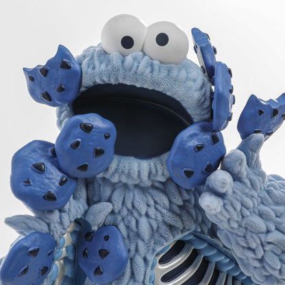 2025 CON EXCLUSIVE: Sesame Street - Kaiju Anatomy Cookie Monster 8" Flocked Vinyl Art Figure - Blue Pearl Edition (Limited Edition of 200)