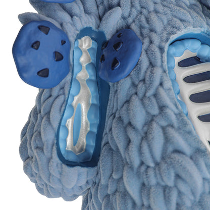 2025 CON EXCLUSIVE: Sesame Street - Kaiju Anatomy Cookie Monster 8" Flocked Vinyl Art Figure - Blue Pearl Edition (Limited Edition of 200)