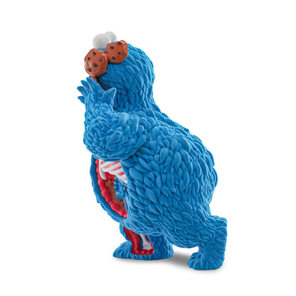 Sesame Street - Kaiju Anatomy Cookie Monster 8" Flocked Vinyl Art Figure