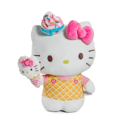 Hello Kitty® with Ice Cream Cone Plush
