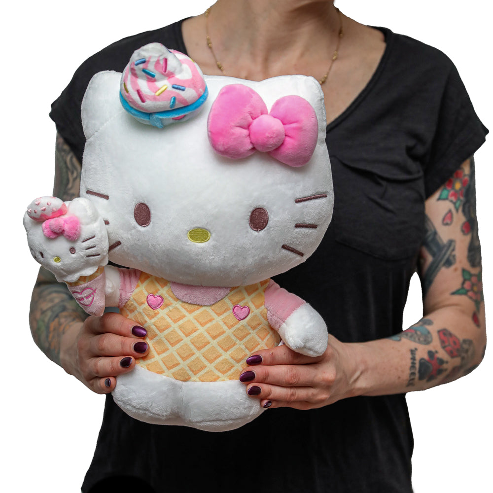 Hello Kitty® with Ice Cream Cone Plush