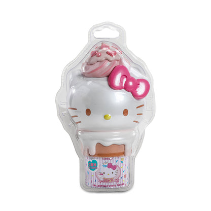 2025 CON EXCLUSIVE: Hello Kitty® Ice Cream Cone 6” Vinyl Art Figure – Pearlescent Vanilla with Strawberry Edition (Limited Edition of 500)