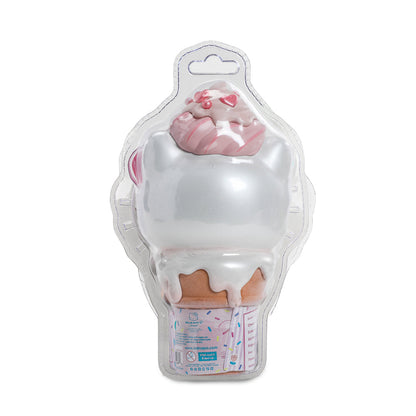 2025 CON EXCLUSIVE: Hello Kitty® Ice Cream Cone 6” Vinyl Art Figure – Pearlescent Vanilla with Strawberry Edition (Limited Edition of 500)