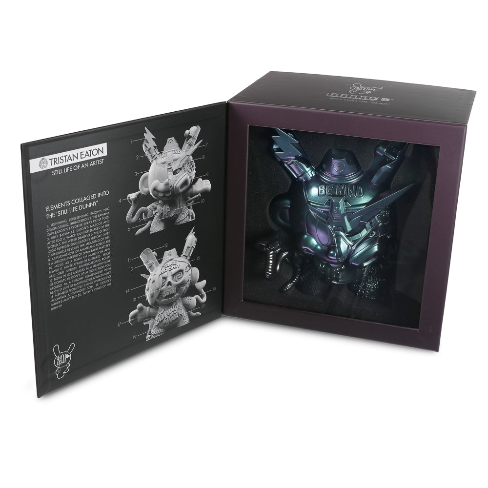 20th Anniversary Still Life Dunny 8" Art Figure by Tristan Eaton - Mystic Black Edition (Limited Edition of 300)