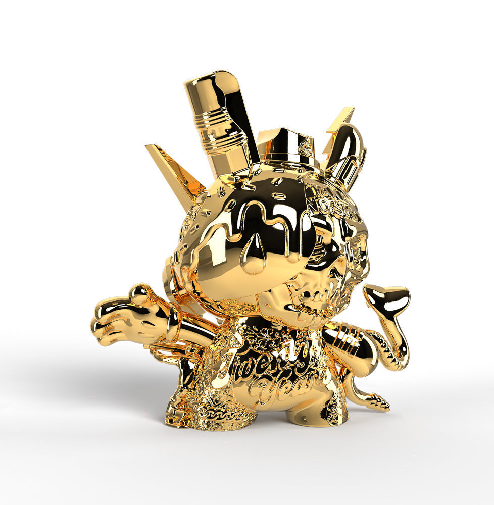 DCON 2024: 20th Anniversary Still Life Dunny 8" Art Figure by Tristan Eaton - Montana Gold Edition (Limited Edition of 300)