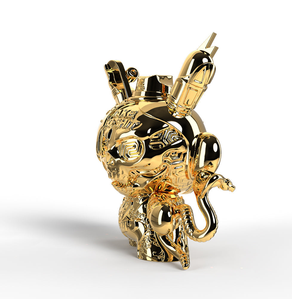 DCON 2024: 20th Anniversary Still Life Dunny 8" Art Figure by Tristan Eaton - Montana Gold Edition (Limited Edition of 300)