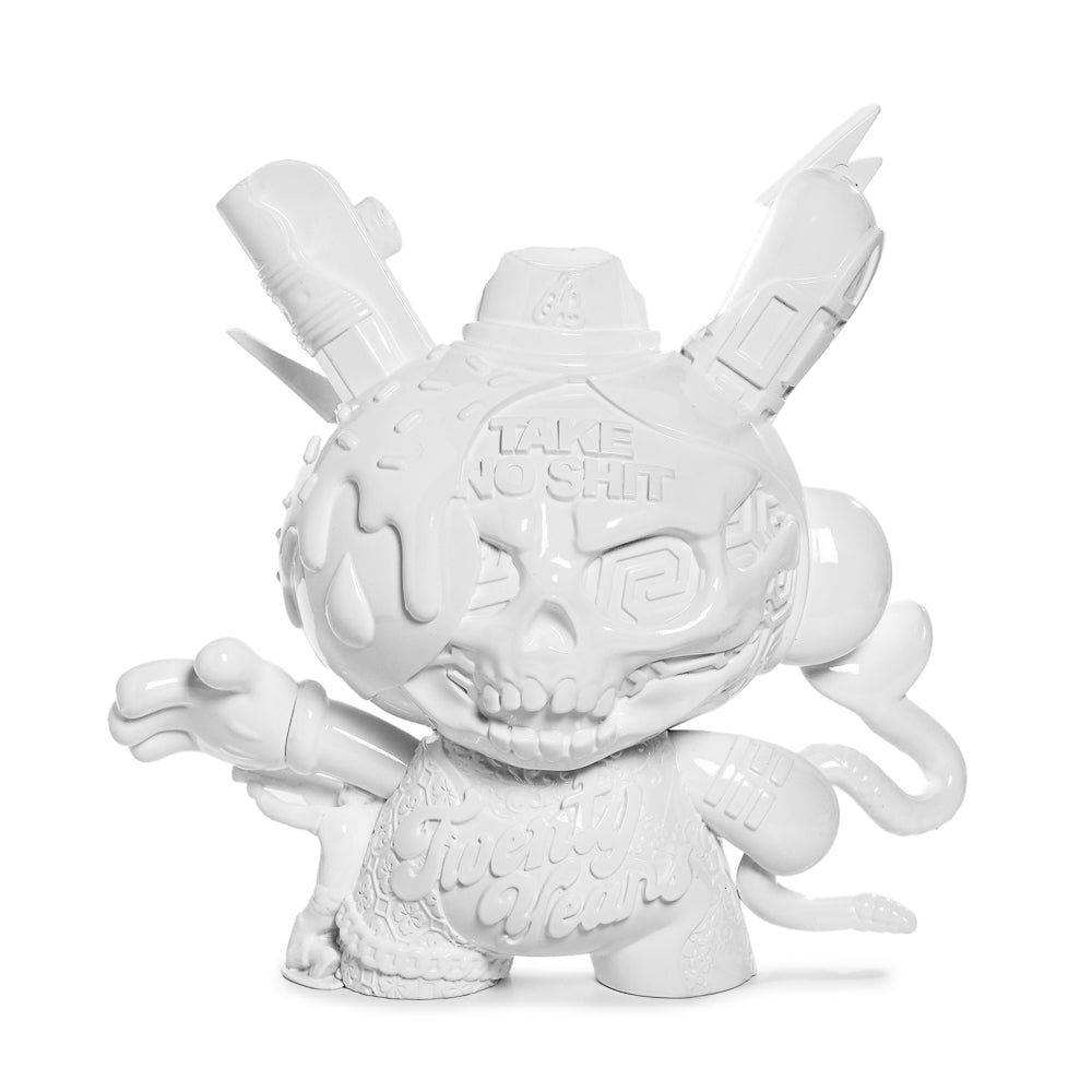 20th Anniversary Still Life Dunny 8" Art Figure - “Shock White” by Tristan Eaton