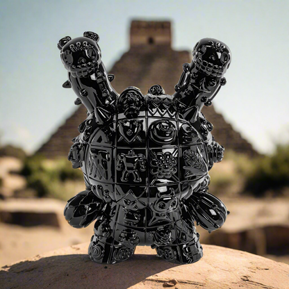MONOLITH Dunny 8" Vinyl Art Figure by ROBOT SODA - Onyx Edition (Limited to 300)