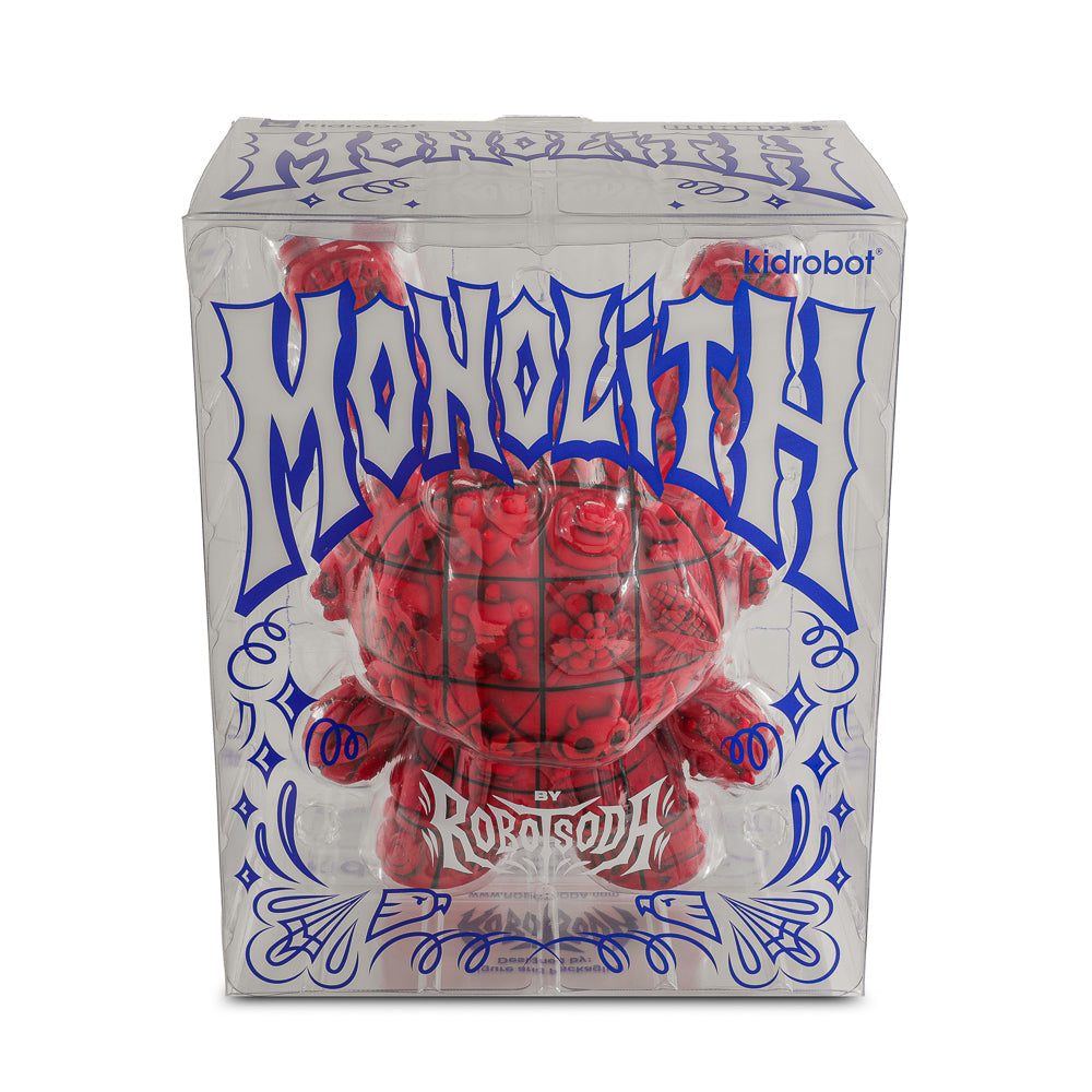 MONOLITH 8" Dunny Art Figures by ROBOT SODA - Complete Series Bundle - Jade, Onyx & Sangre Limited Editions