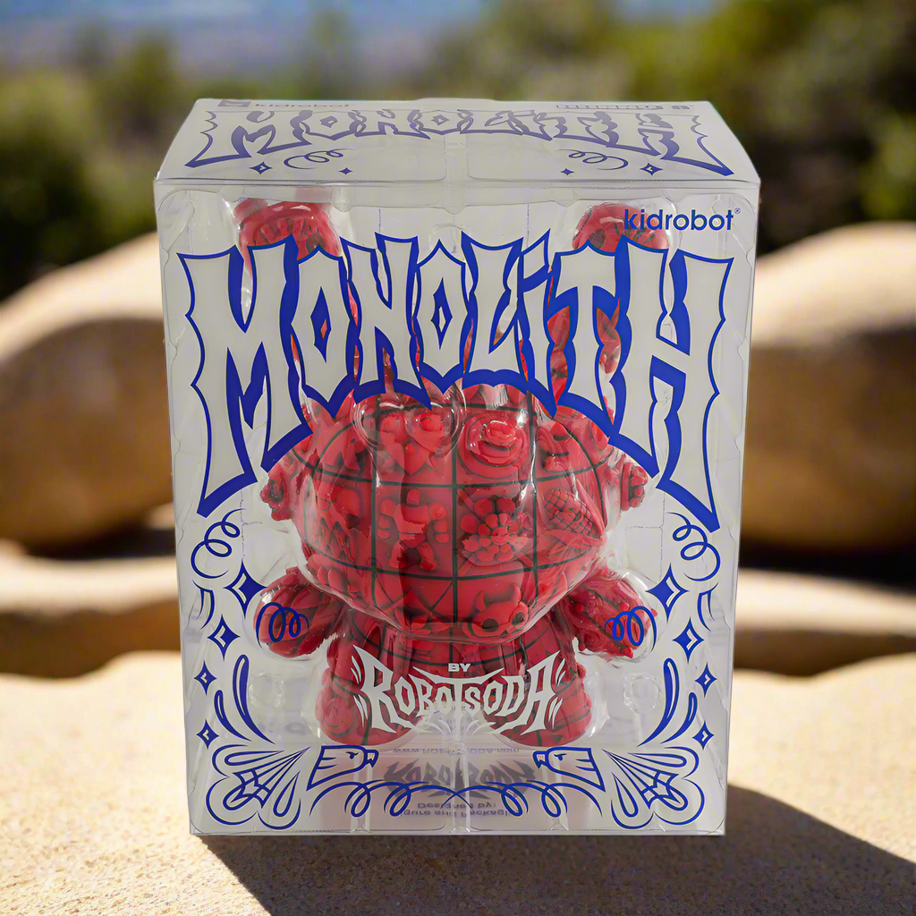 MONOLITH Dunny 8" Sculpted Vinyl Art Figure by ROBOT SODA - Sangre Edition (Limited to 150)