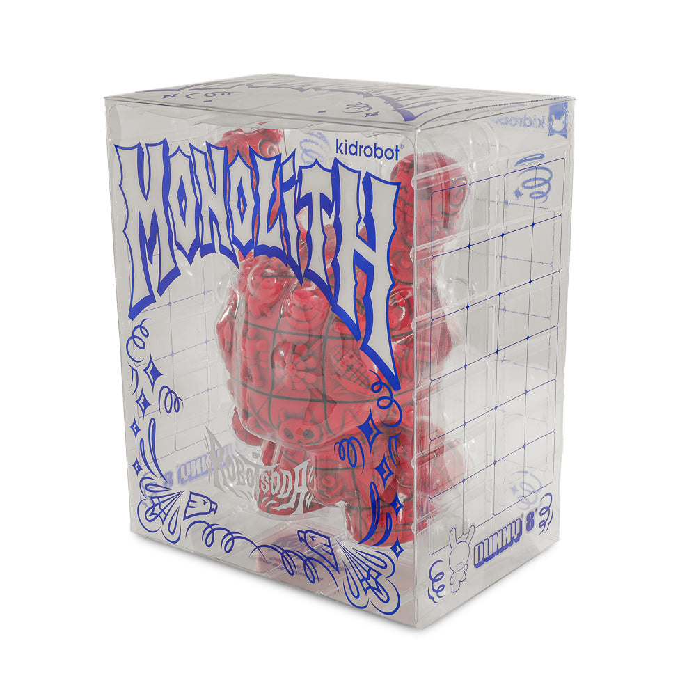 MONOLITH Dunny 8" Sculpted Vinyl Art Figure by ROBOT SODA - Sangre Edition (Limited to 150)