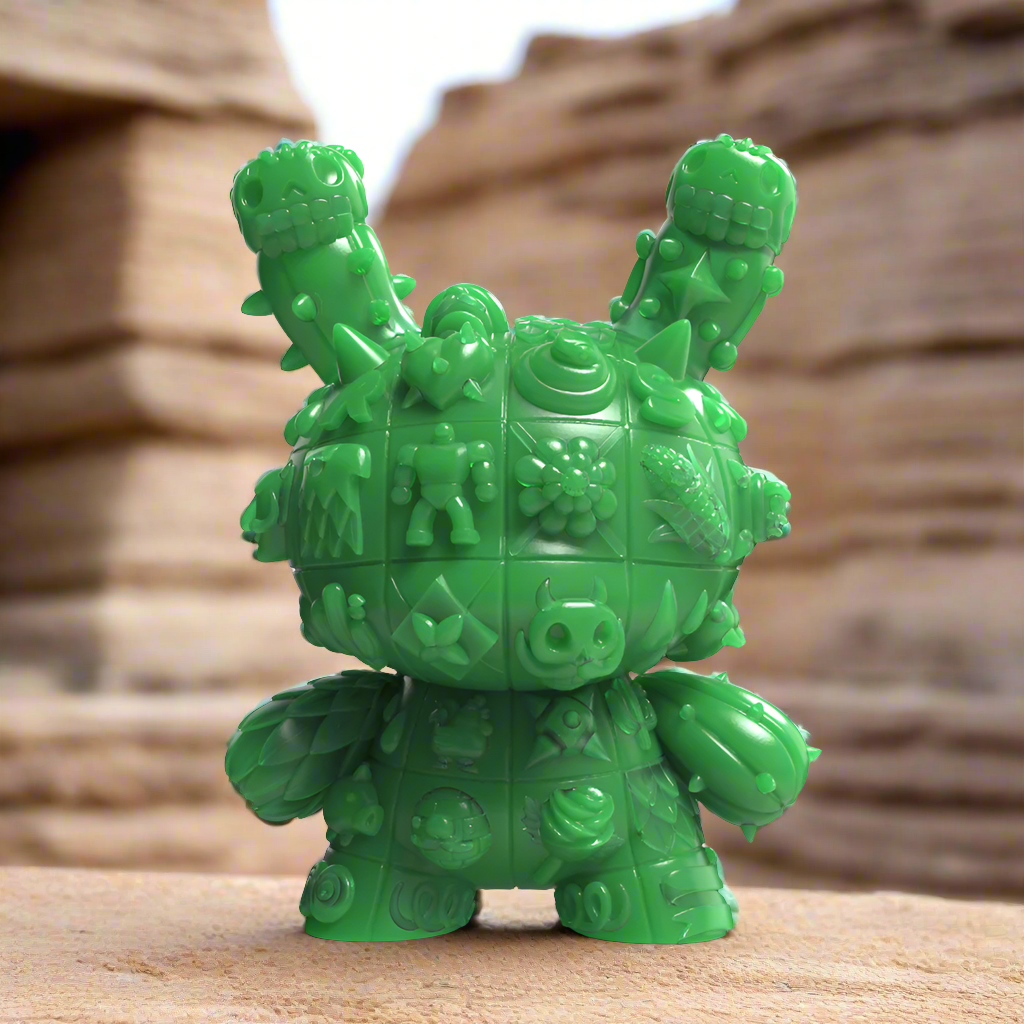 MONOLITH Dunny 8" Vinyl Art Figure by ROBOT SODA - Jade Edition (Limited Edition of 300)