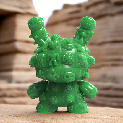 MONOLITH Dunny 8" Vinyl Art Figure by ROBOT SODA - Jade Edition (Limited Edition of 300)