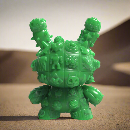 MONOLITH Dunny 8" Vinyl Art Figure by ROBOT SODA - Jade Edition (Limited Edition of 300)