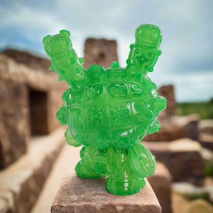 MONOLITH 8" Dunny 2-pack Bundle by ROBOT SODA - Onyx & Jade Limited Editions
