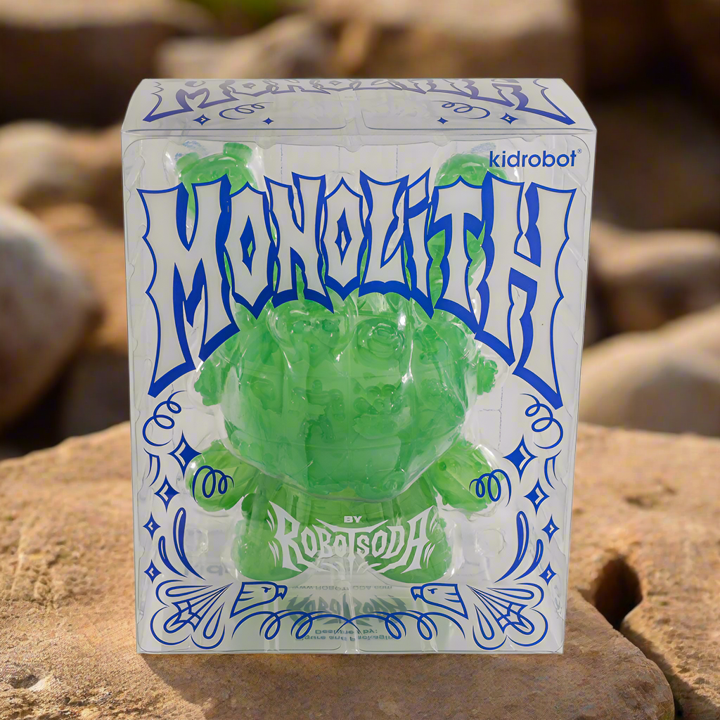 MONOLITH 8" Dunny 2-pack Bundle by ROBOT SODA - Onyx & Jade Limited Editions