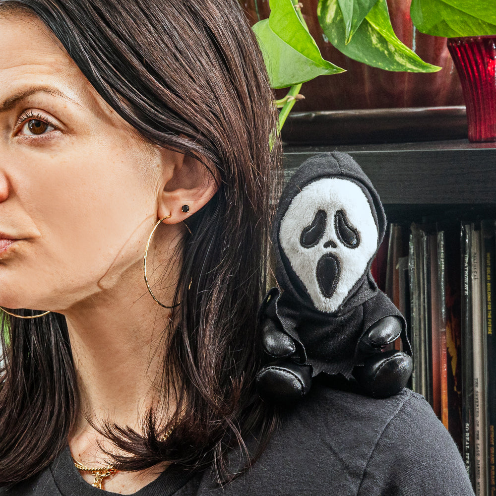 Ghost Face Plush Shoulder Phunny
