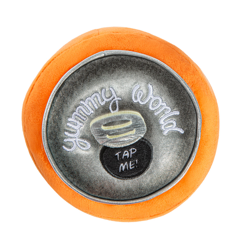 Yummy World & Fanta® 10” Fanta Orange Soda Can Plush with Sound