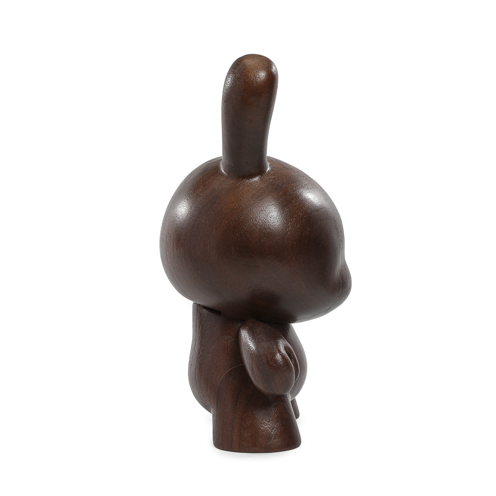 Kidrobot RAW Black Walnut 8" Wood Dunny (Limited Edition of 1000) (PRE-ORDER)