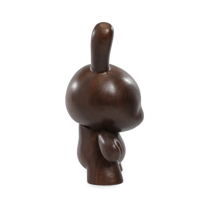 Kidrobot RAW Black Walnut 8" Wood Dunny (Limited Edition of 1000) (PRE-ORDER)