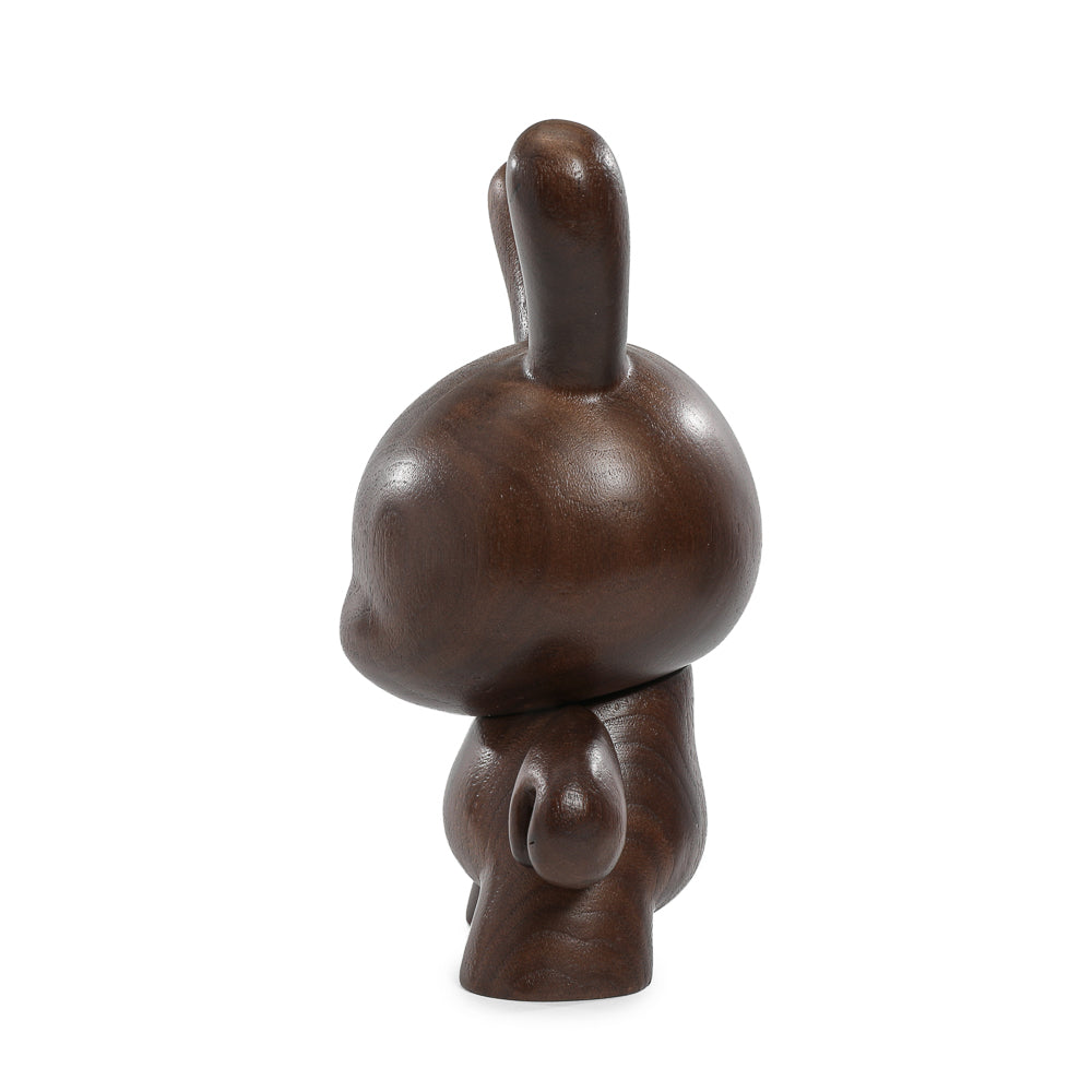 Kidrobot RAW Black Walnut 8" Wood Dunny (Limited Edition of 1000) (PRE-ORDER)