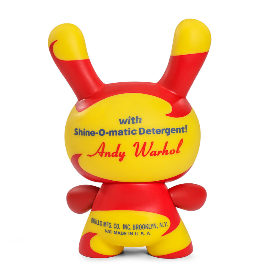 Andy Warhol 8" Masterpiece Vinyl Yellow Brillo Box Dunny - Limited Edition of 300