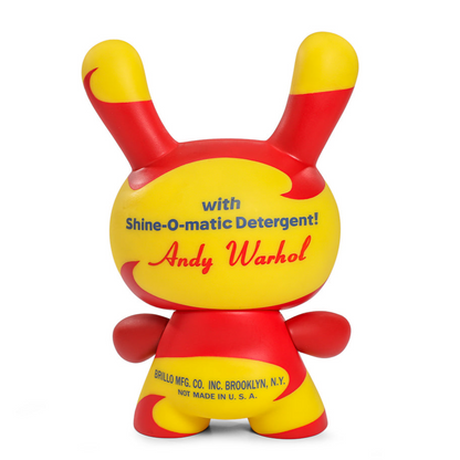 Andy Warhol 8" Masterpiece Vinyl Yellow Brillo Box Dunny - Limited Edition of 300