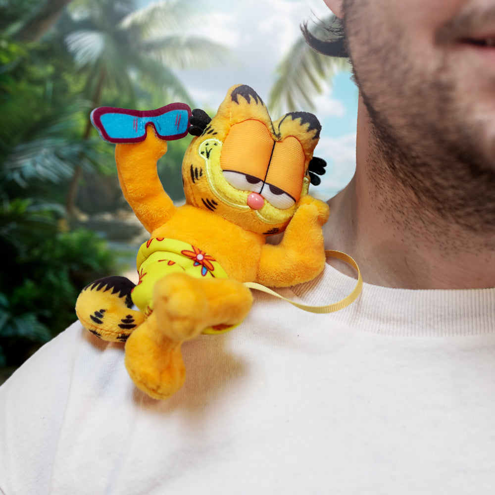 Summer Garfield Plush Shoulder Phunny