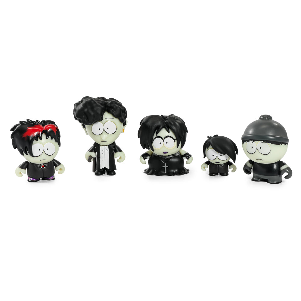 2024 CON EXCLUSIVE: South Park Goth Kids Glow-in-the-Dark Vinyl Mini Figures 5-Pack (Limited Edition of 500) - SOLD OUT