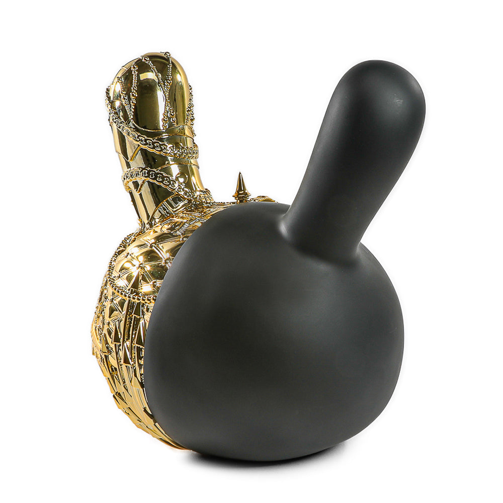 20th Anniversary Dunny Head 12" Art Figure - "Crown Jewels" by Tristan Eaton - Black & Gold Edition (Limited Edition of 300)