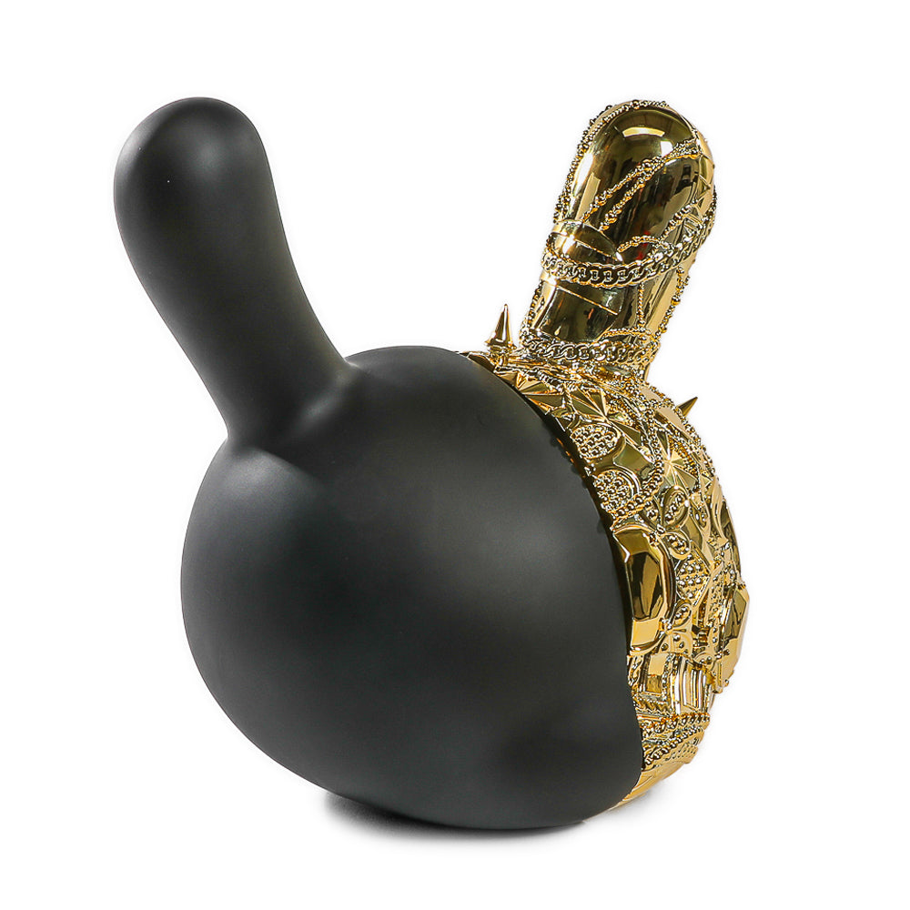 20th Anniversary Dunny Head 12" Art Figure - "Crown Jewels" by Tristan Eaton - Black & Gold Edition (Limited Edition of 300)