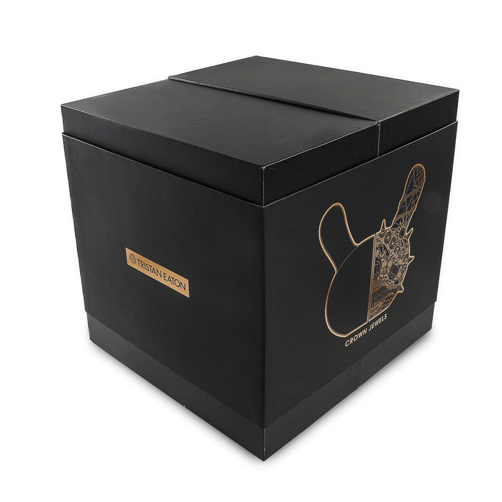 20th Anniversary Dunny Head 12" Art Figure - "Crown Jewels" by Tristan Eaton - Black & Gold Edition (Limited Edition of 300)