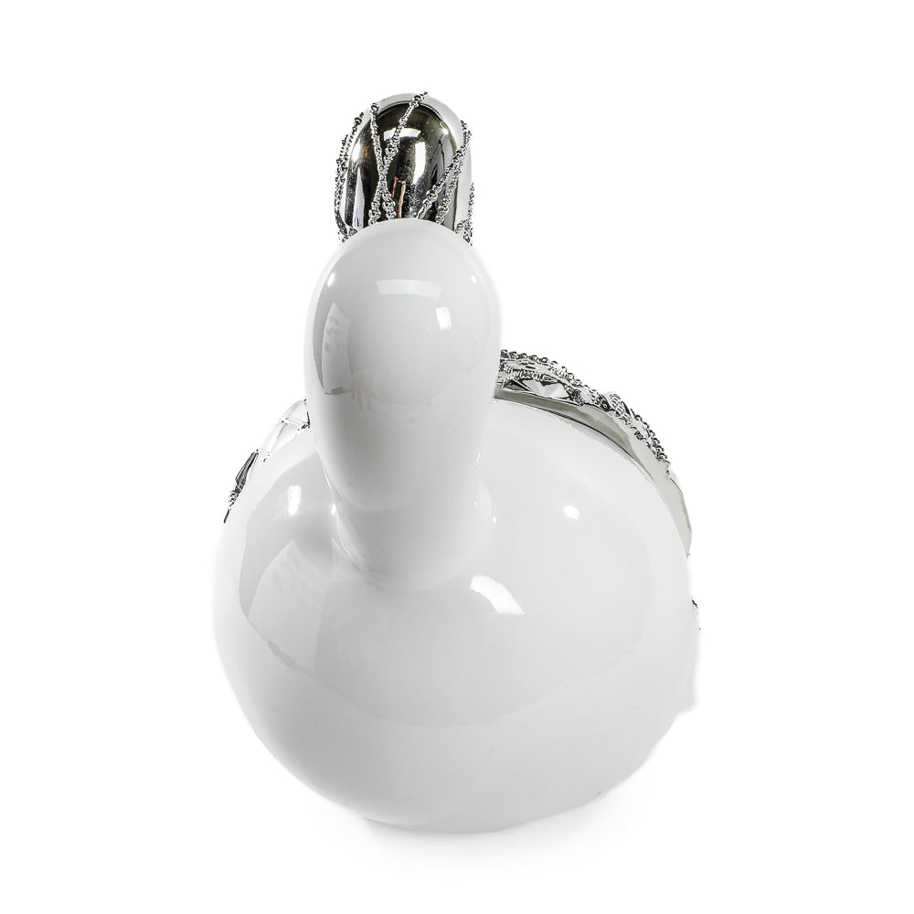 20th Anniversary Dunny Head 12" Art Figure - "Crown Jewels" by Tristan Eaton - White & Silver Edition (Limited Edition of 300)